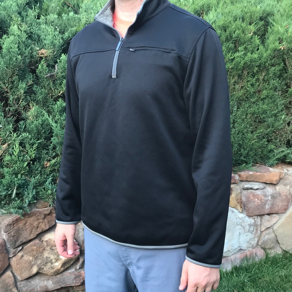 VAN HEUSEN Traveler 1/4 Zip Fleece Black